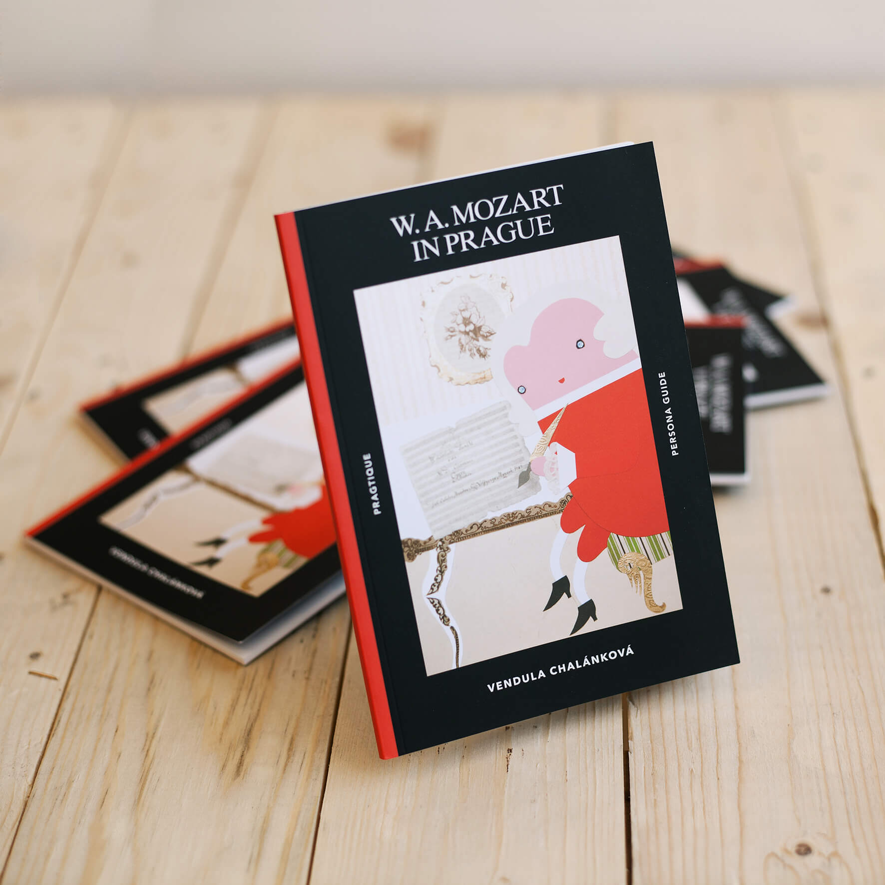 illustrations of the book W. A. Mozart v Praze (Ondřej Horák, Pragtique)